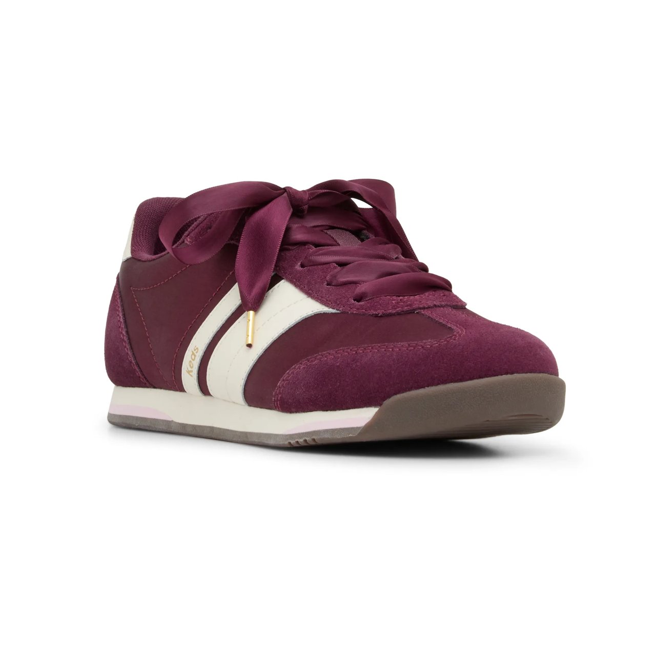 Revival Satin/Suede Lace-Up