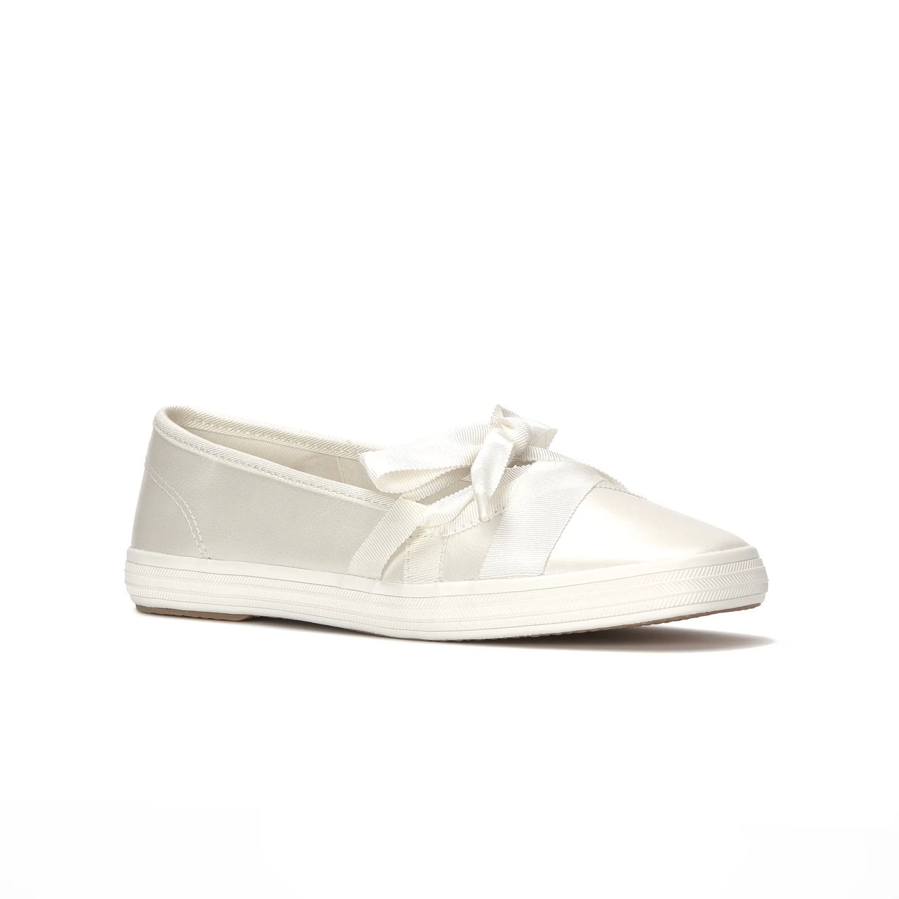 Square Toe Ballet Pearlized Leather