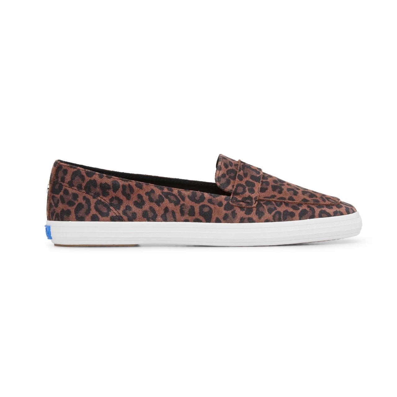 Square Toe Loafer Jaguar Printed Suede