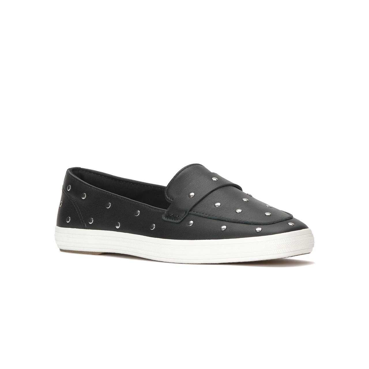 Square Toe Loafer Leather Studs