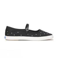 Square Toe Mary Jane Sateen Rhinestones Black view