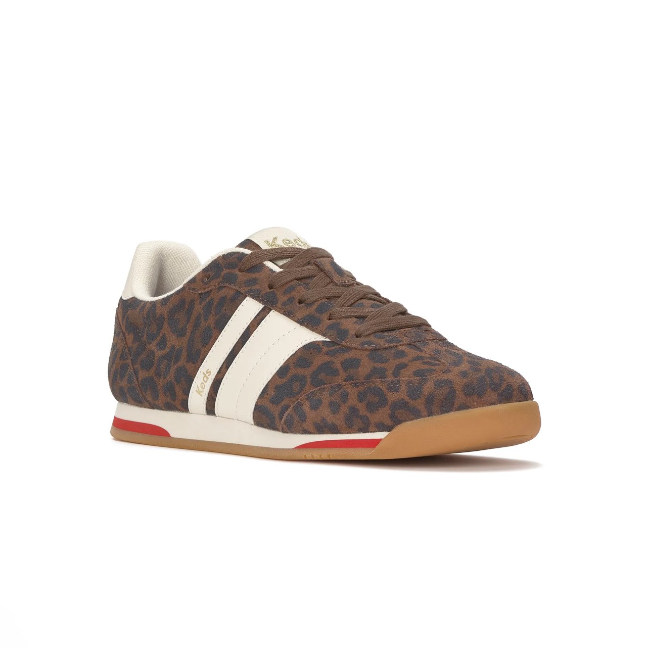 Revival Leopard Suede Lace-Up