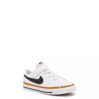 Toddler Boys' Court Legacy Slip-On Sneaker WHITE/BLACK/DESERT OCHRE/GUM view