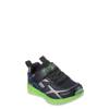 Youth Boys' S Lights: Illumi Brights Grid Flash Running Shoe BLACK/LIME view