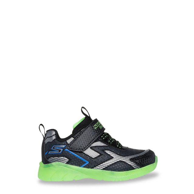 Youth Boys' S Lights: Illumi Brights Grid Flash Running Shoe