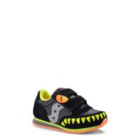 Toddler Boys' Baby Jazz Hook and Loop Sneaker BLACK/LIME view