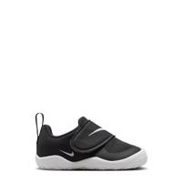 Toddler Boys' Swoosh 1 Essential Slip-On Sneaker BLACK/WHITE view