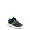 Toddler Boys' Skech Fast Brisk Buddies Running Shoe BLACK/LIME view