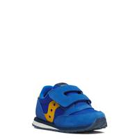 Toddler Boys' Baby Jazz Hook and Loop Sneaker Blue/Yellow view