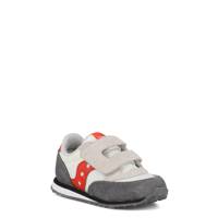 Toddler Boys' Baby Jazz Hook and Loop Sneaker White/Grey/Red view