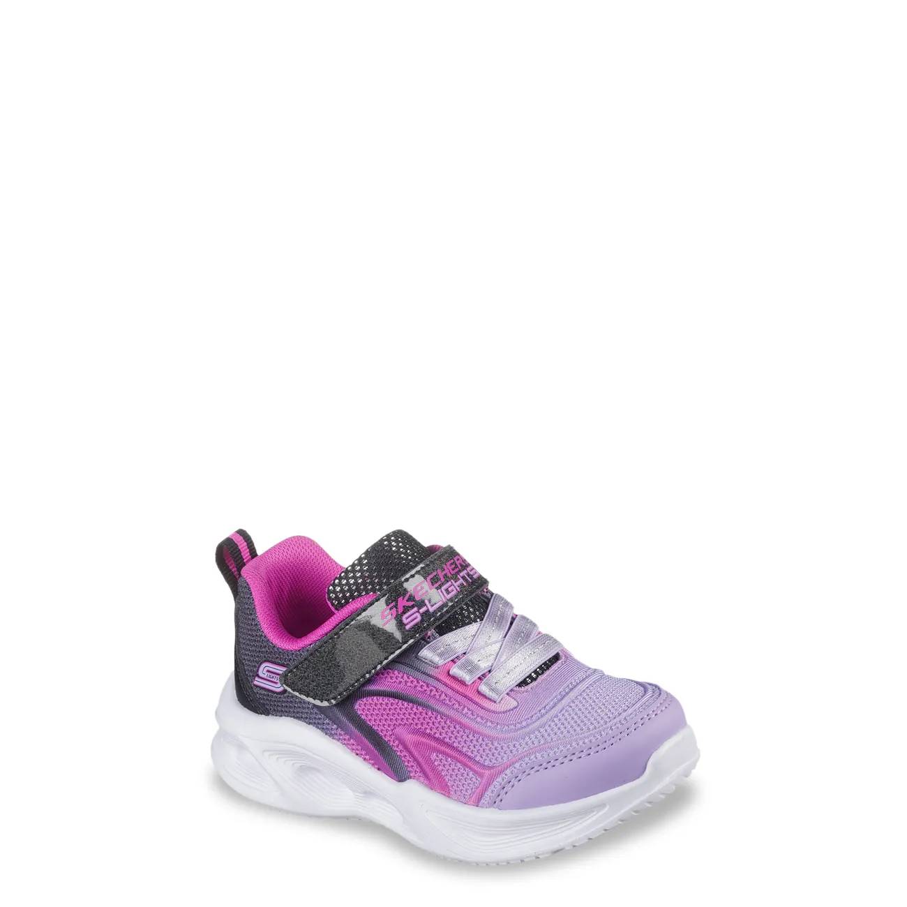 Skechers Toddler Girls' Sola Glow Running Shoe