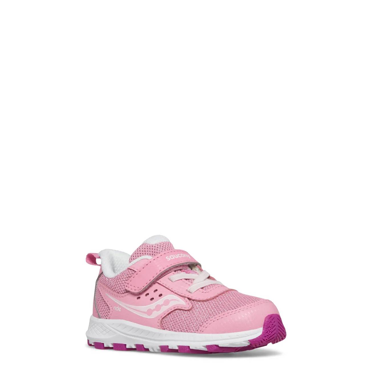 Saucony Toddler Girls' Ride Jr Sneaker