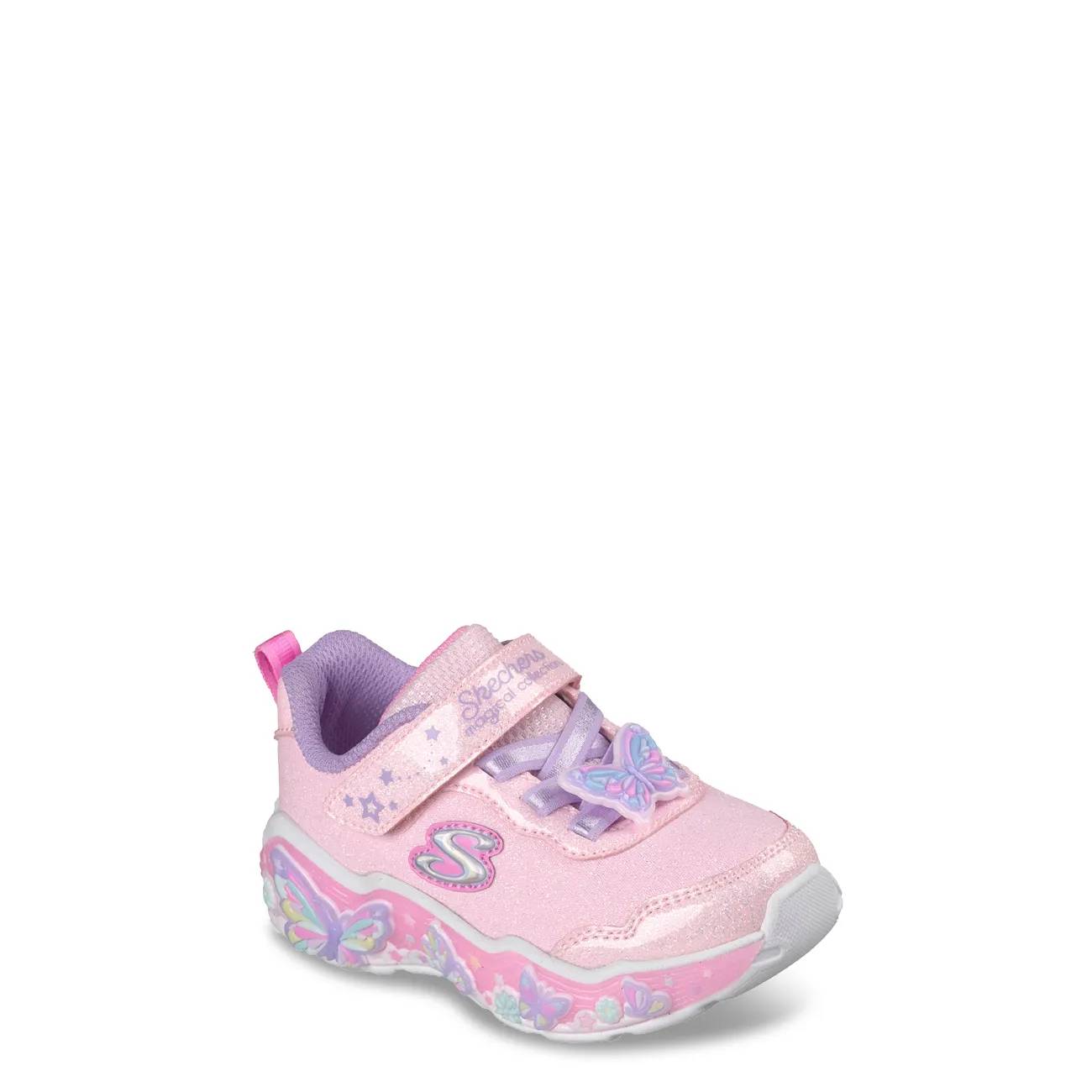 Skechers Toddler Girls' Lil Butterfly Light-Up Sneaker