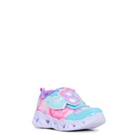 Toddler Girls' Heart Lights Lovin Reflection Sneaker TURQUOISE/PURPLE view