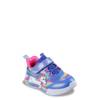 Toddler Girl's S-lights Unicorn Chaser Sneaker BLUE/MULTI view