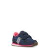 Toddler Girls' Baby Jazz Sneaker NAVY/SILVER/PINK view