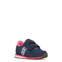 Toddler Girls' Baby Jazz Sneaker NAVY/SILVER/PINK view