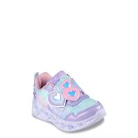 Toddler Girls' Heart Lights Lovin Reflection Sneaker LAVENDER/LIGHT PINK view