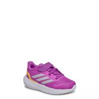 Toddler Girls' Runfalcon 5 EL Running Shoe PURPLE BURST/SILVER MET/SEMI SPARK view