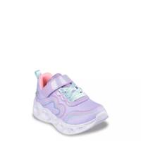Toddler Girls' Heart Lights – Retro Hearts Running Shoe LAVENDER/MULTI view