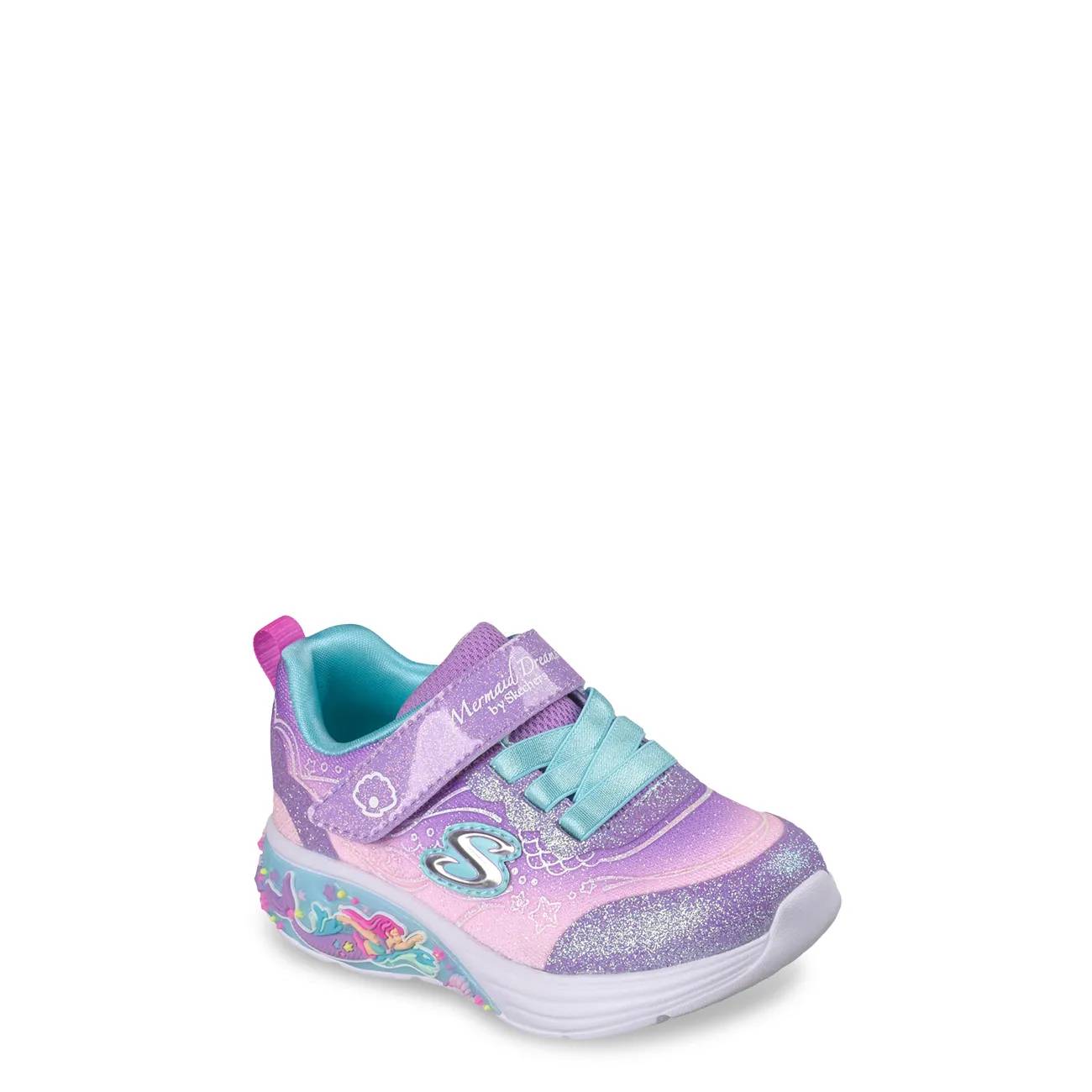 Skechers Toddler Girls' My Dreamers-Lil Mermaid Running Shoe
