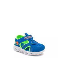Toddler Boys' S Lights Hypno-Splash Sunzys Sandal Blue/Lime view