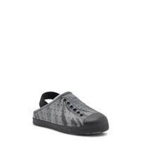 Kid's French Terry Clog GRAVITY GREY MARBLE/BLACK view