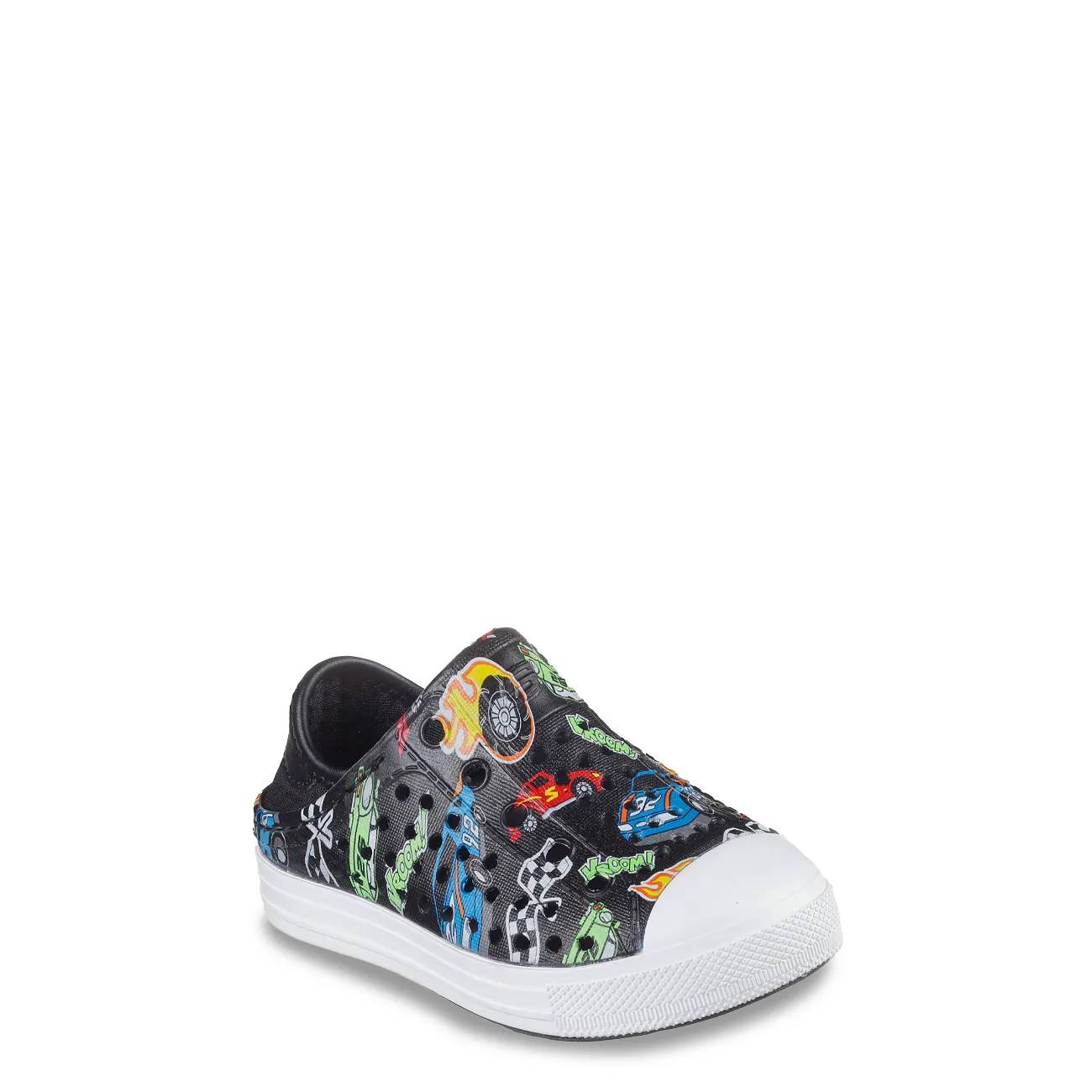 Skechers Toddler Boys' Foamies Guzman Steps Print Slip-On