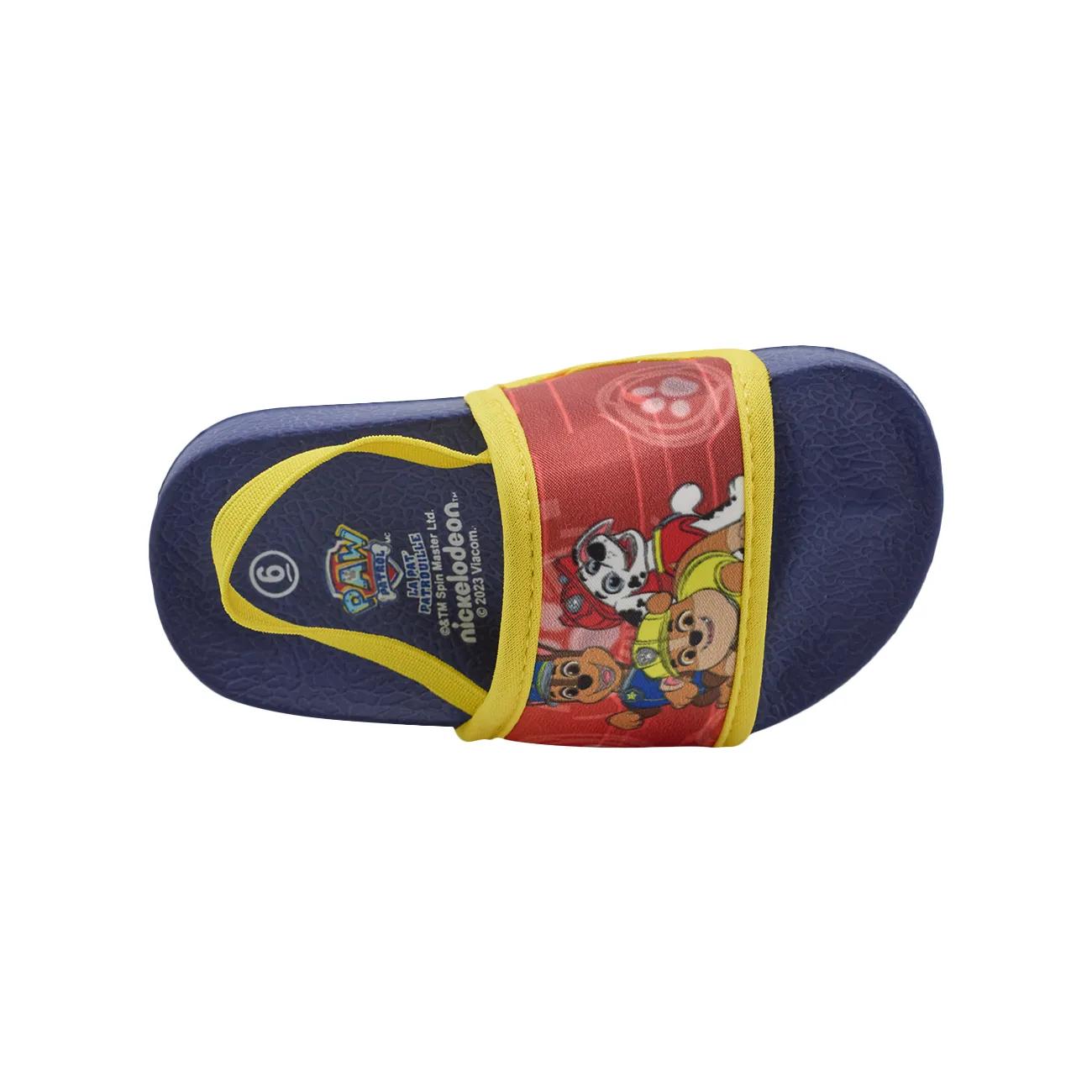 Kids’ Paw Patrol character sling‑back slides