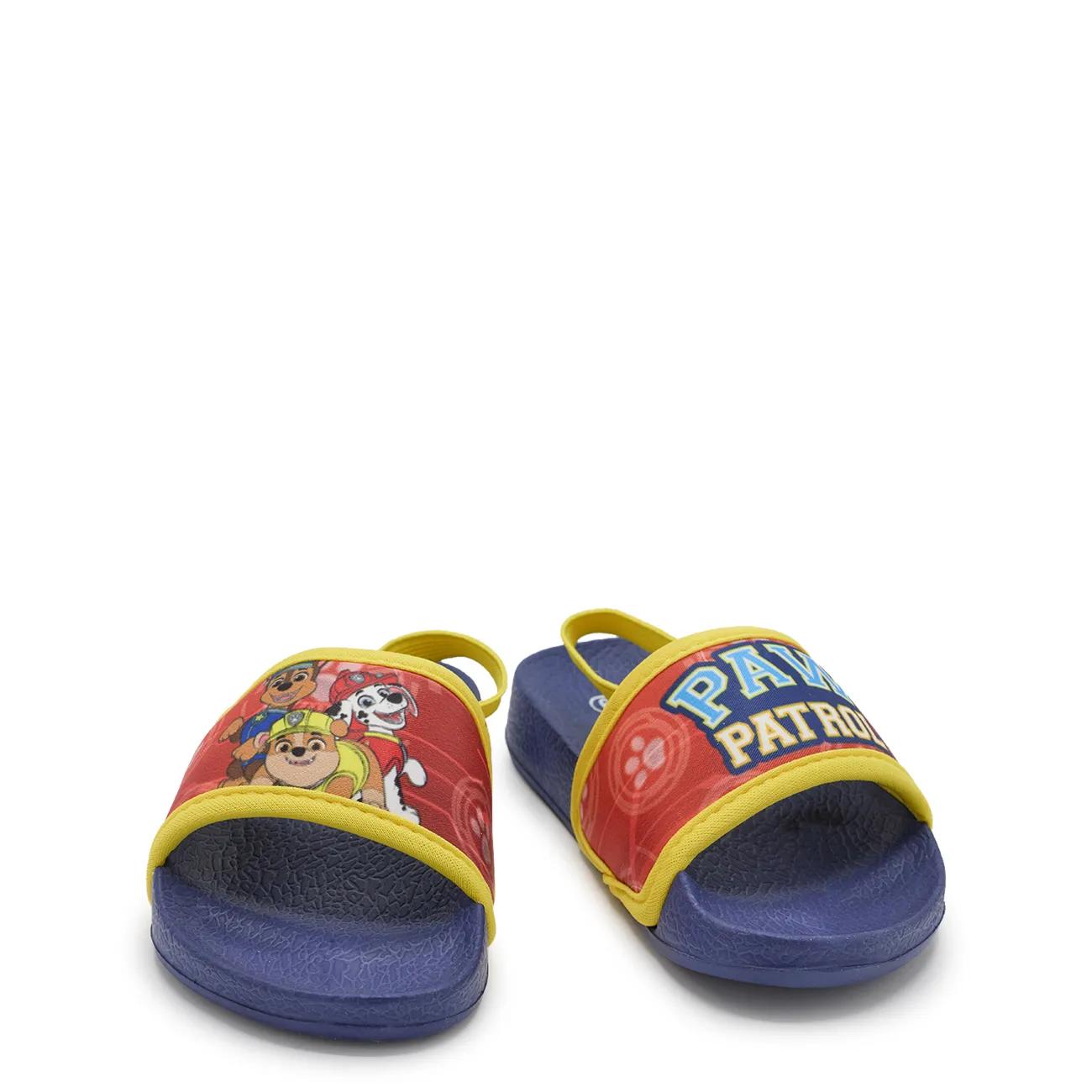 Kids’ Paw Patrol character sling‑back slides