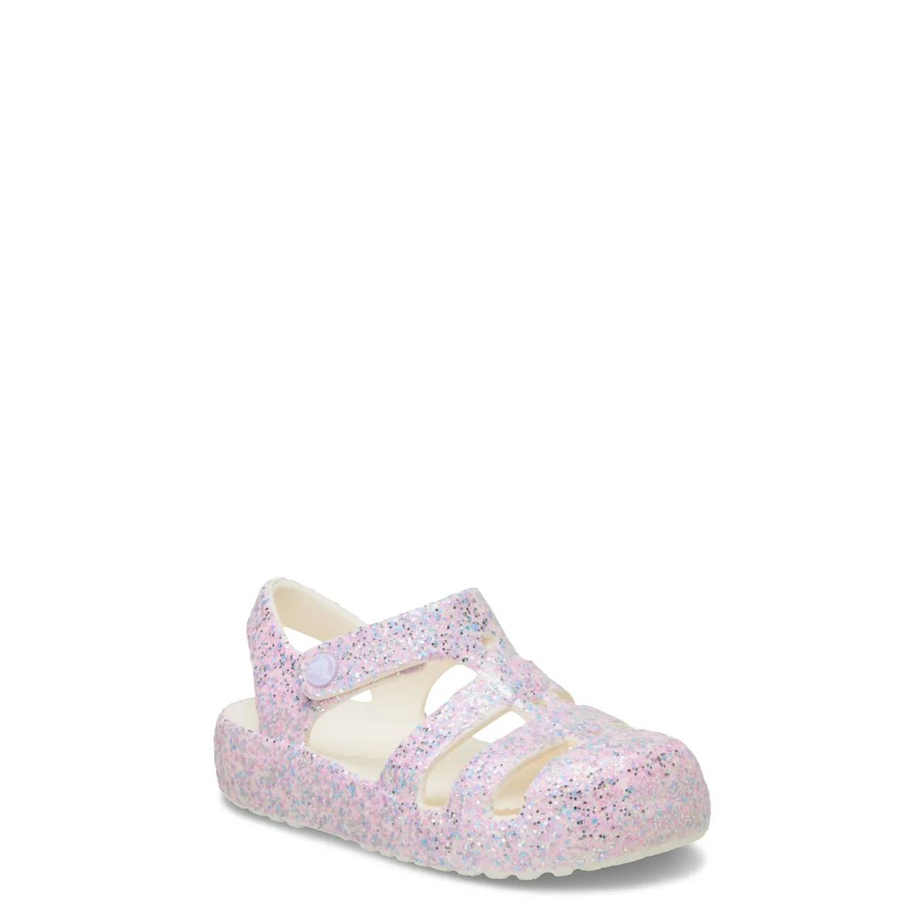 Crocs Toddler Girl's Classic Glitter Fisherman Sandal