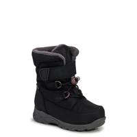 Toddler Unisex Slinky Nylon Waterproof Winter Boot Black/Charcoal view