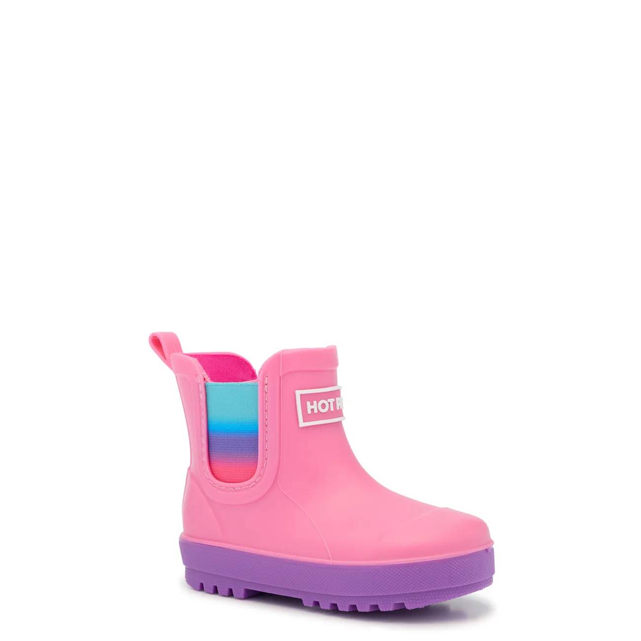 Hot Paws Toddler Girls' Lenny Waterproof Chelsea Rain Boot