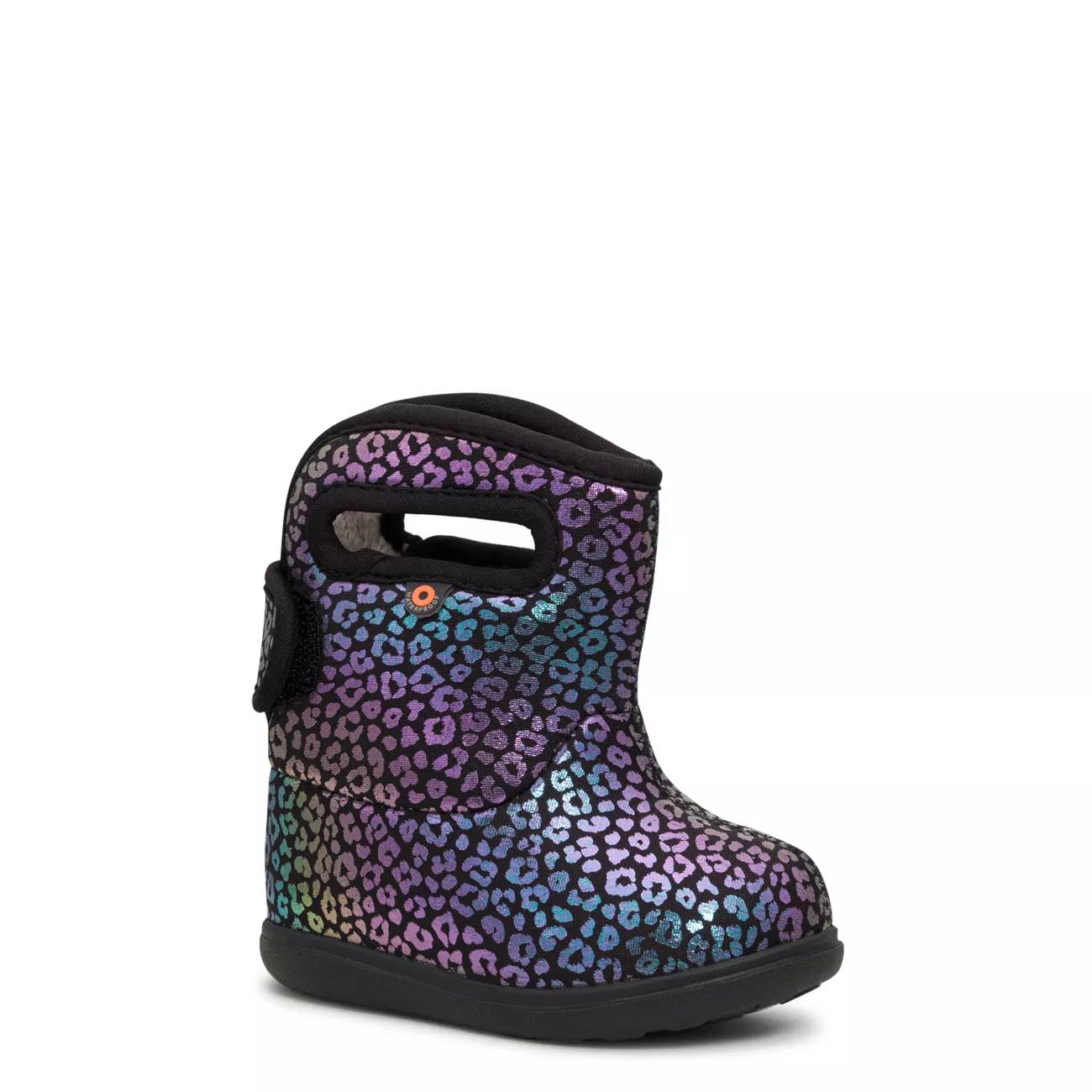 Bogs Toddler Girls' Baby Bogs II Rainbow Leopard Winter Boot