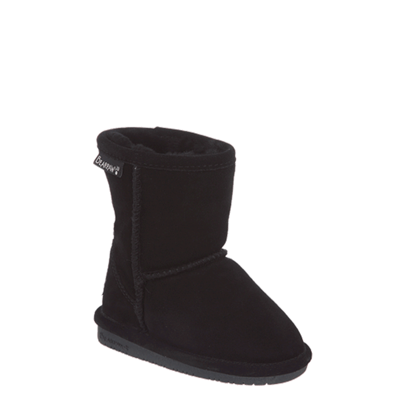 Toddler Girls' Emma Short Winter Boot Black Suede view