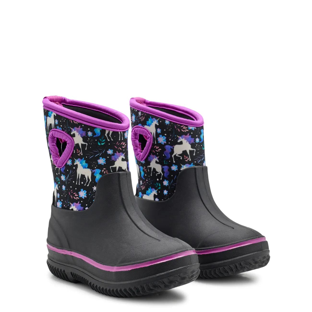 Toddler Girls' Unicorn Waterproof Winter Boo