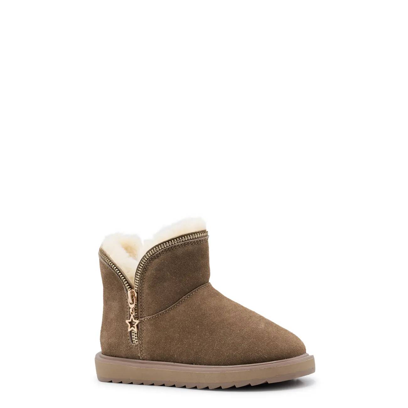 Crown Vintage Girls Cozy Zip Bootie