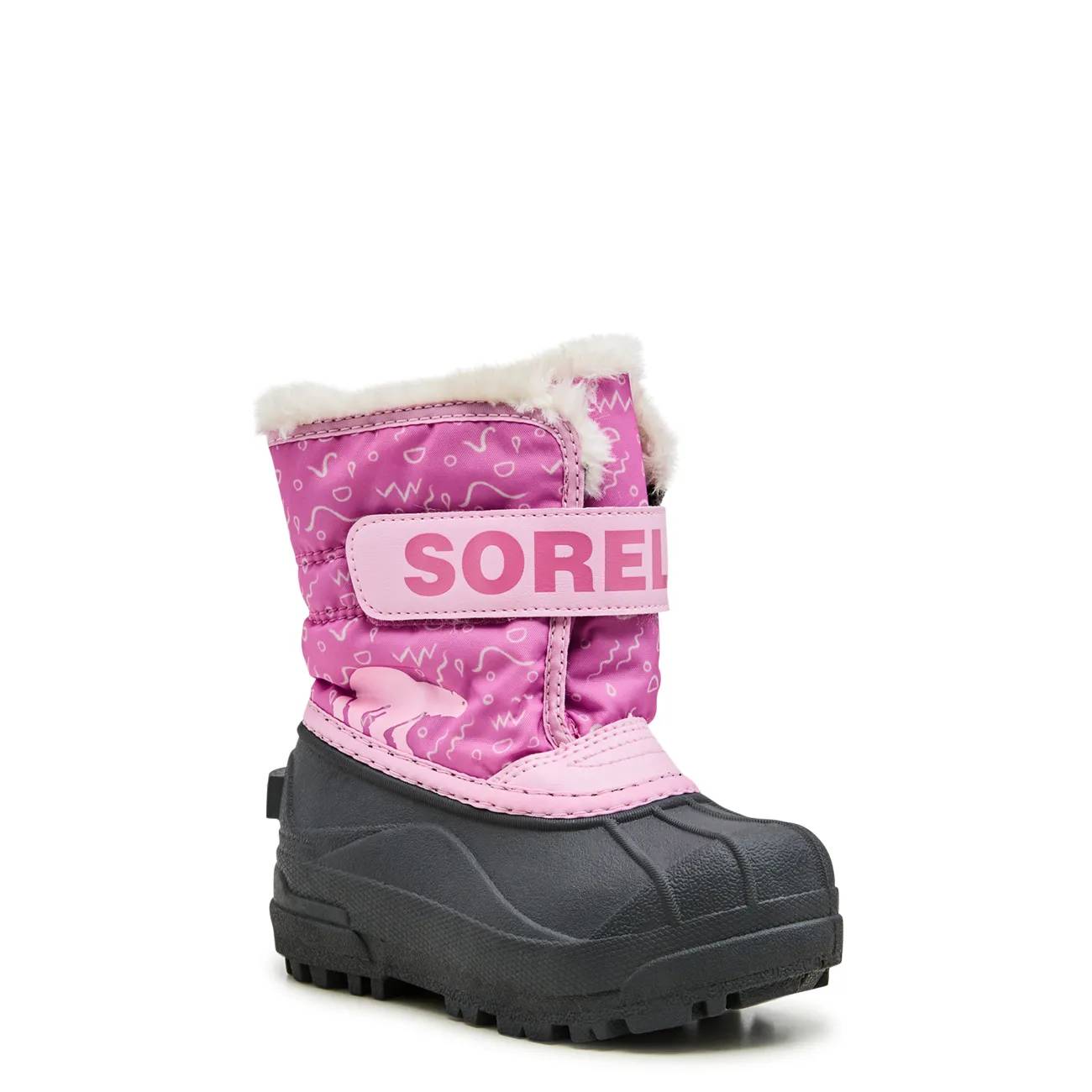 SOREL Toddler Girls' Snow Commander Waterproof Winter Boot
