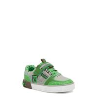 Youth Boys' Minecraft Creeper Court Sneaker CREEPER GREEN view