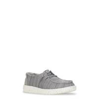 Youth Boys' Wally Stretch Moc Toe Slip-On GREY view