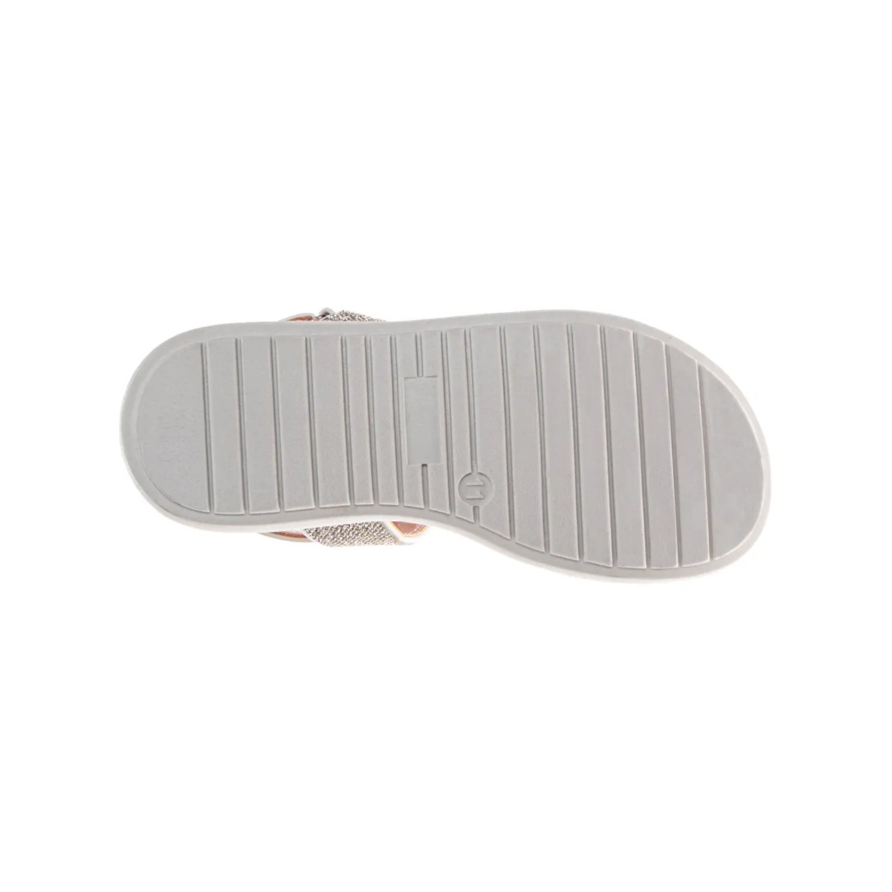 Youth Girl's Rhinestone Flatform Sandal