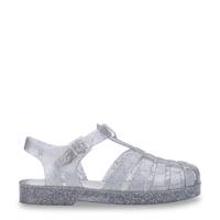Youth Girls' Possession Shiny Sandal GLITTER CLEAR SILVER view