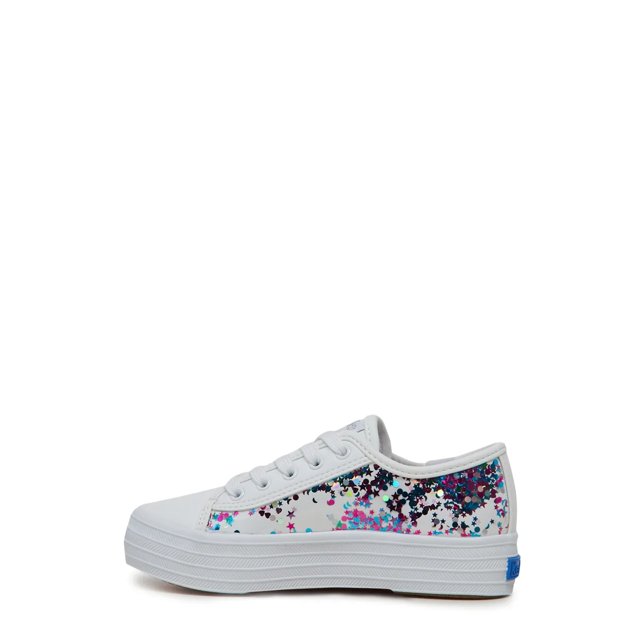 Youth Girls' Triple Up Glitter Under Glass Sneaker