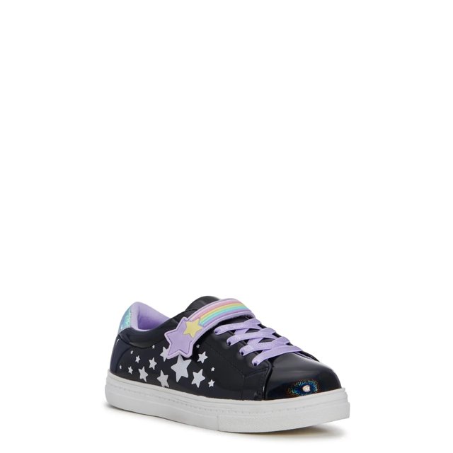 Youth Girls' Stars Applique Sneaker
