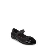 Youth Girl's Mary Jane Leather Dress Shoe BLACK view
