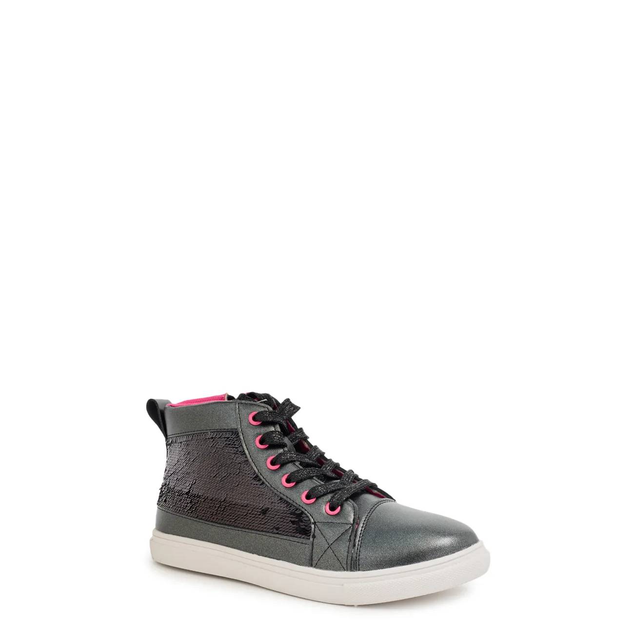 Kelly & Katie Youth Girls' Reverse Sequin High Top Sneaker