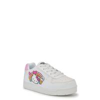 Youth Girls' Rainbow Sneaker WHITE view