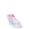 Youth Girls' Twi Lites Dreamy Wings Hi Top Sneaker  HOT PINK/MULTI view