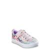Youth Girls Twinkle Sparks Ombre Heart Drip Sneaker LIGHT PINK/MINT view