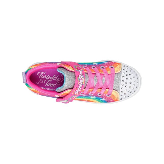 Skechers Youth Girls' Twinkle Sparks Glitter Rainbow Sneaker | DSW